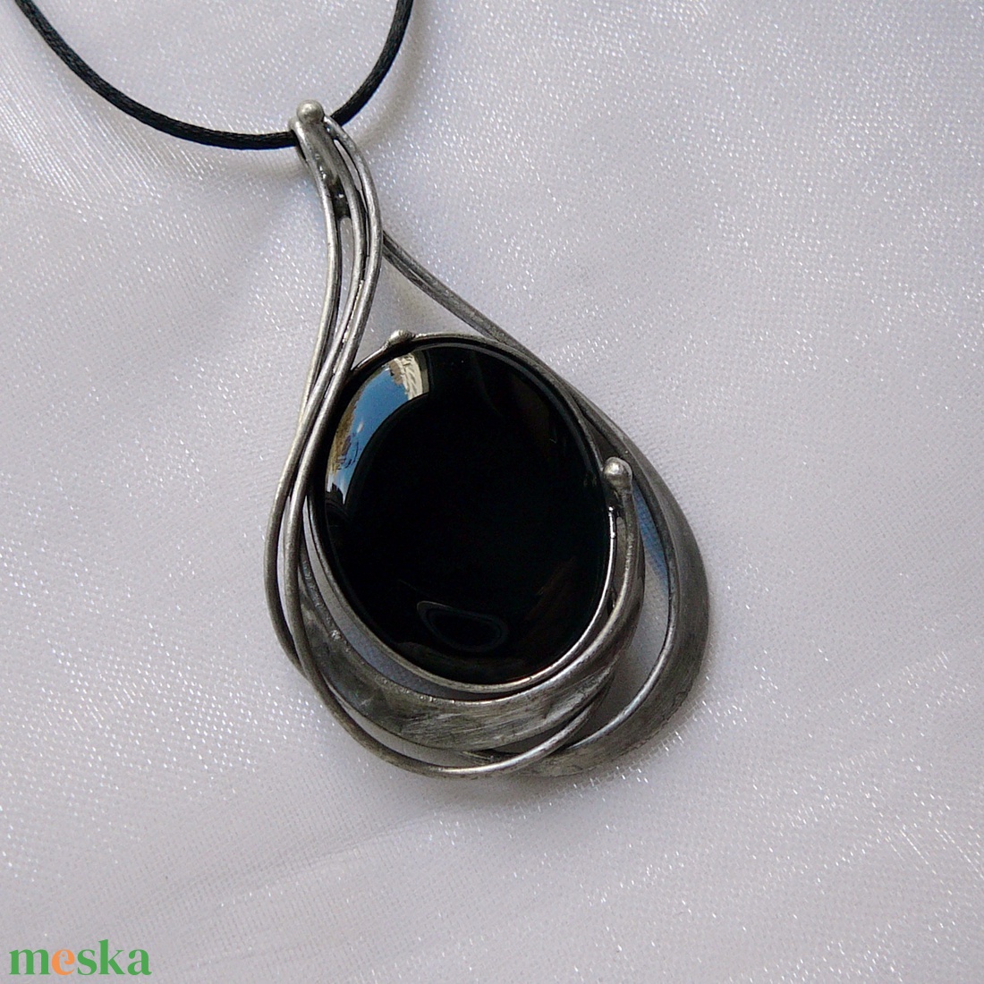 Ónix medál - ékszer - nyaklánc - medálos nyaklánc - Meska.hu