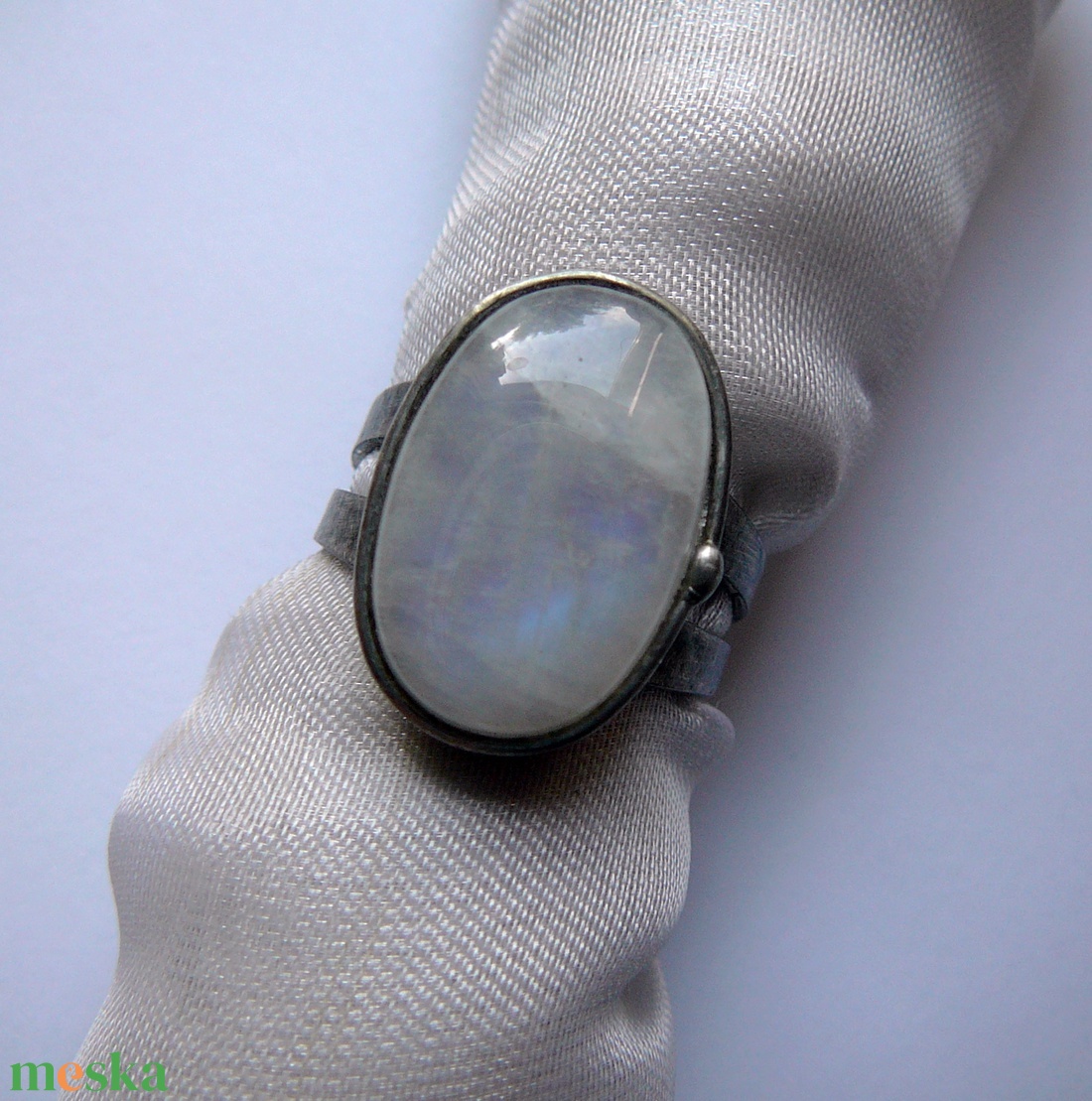 Holdkő gyűrű - ékszer - gyűrű - szoliter gyűrű - Meska.hu