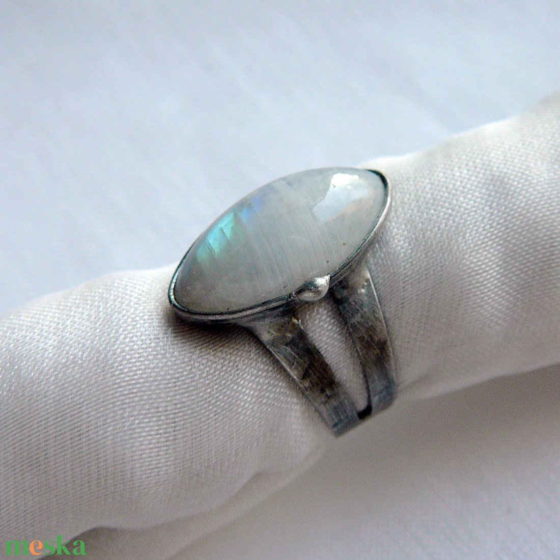 Holdkő gyűrű - ékszer - gyűrű - szoliter gyűrű - Meska.hu