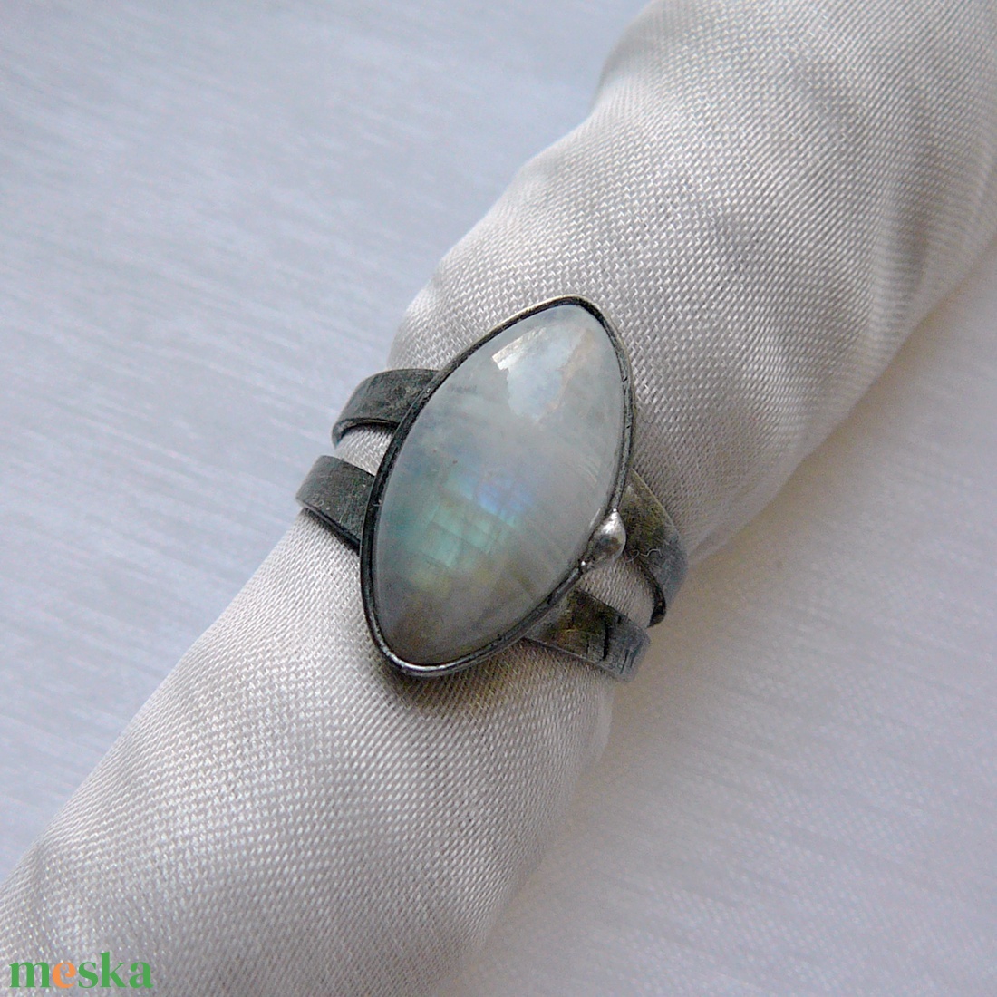 Holdkő gyűrű - ékszer - gyűrű - szoliter gyűrű - Meska.hu