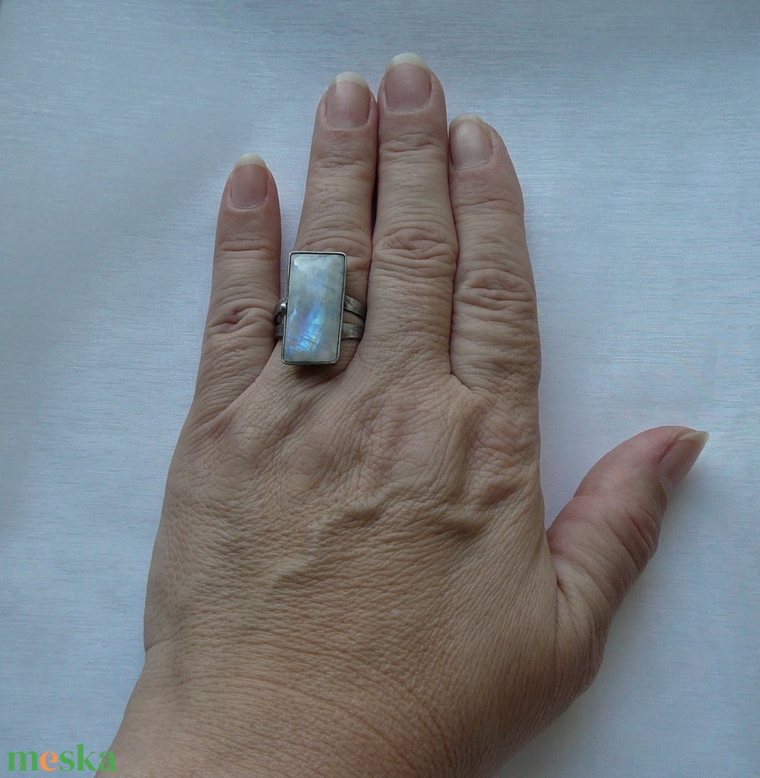 Holdkő gyűrű - ékszer - gyűrű - szoliter gyűrű - Meska.hu