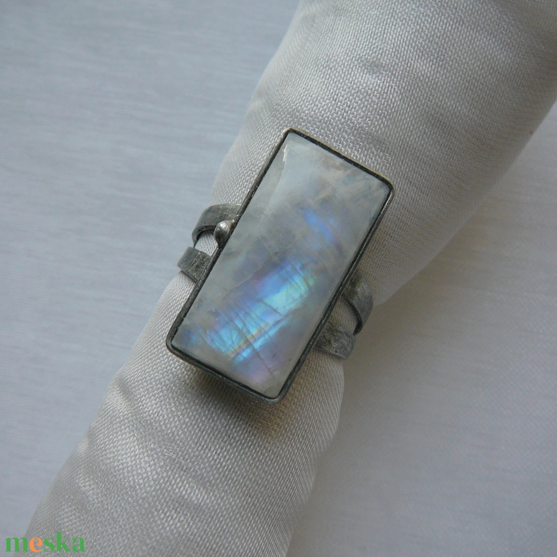 Holdkő gyűrű - ékszer - gyűrű - szoliter gyűrű - Meska.hu