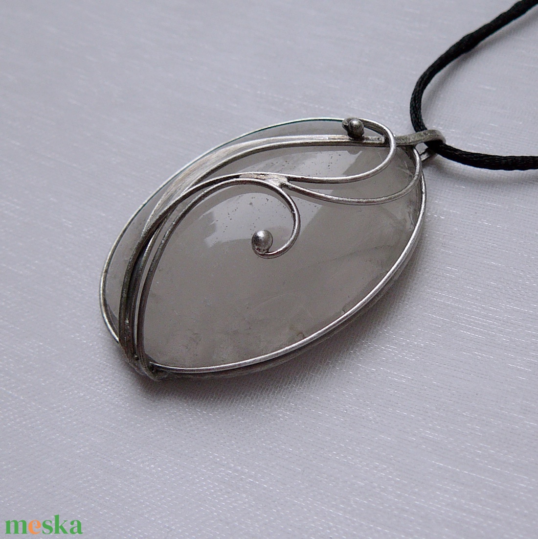 Hegyikristály medál - ékszer - nyaklánc - medálos nyaklánc - Meska.hu