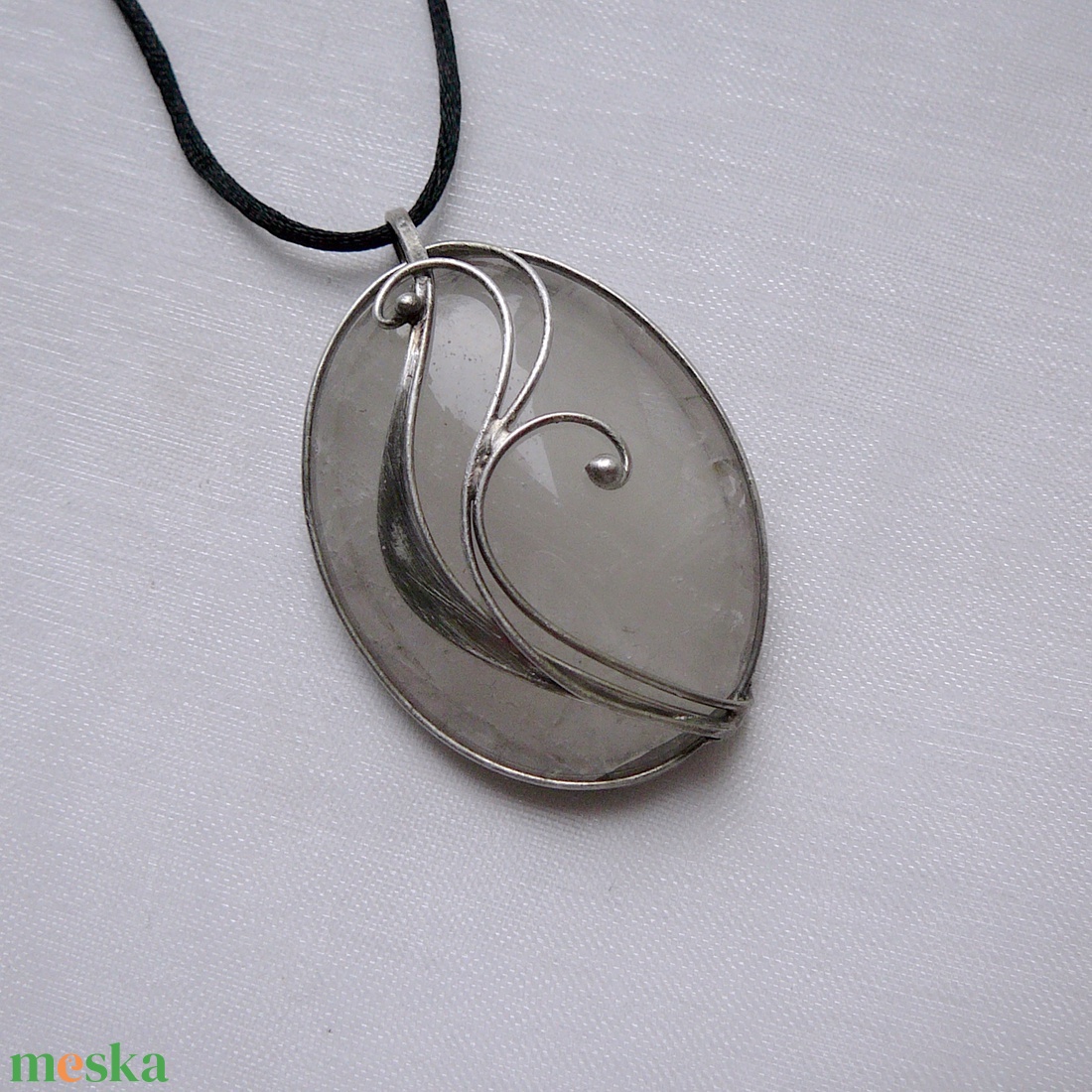 Hegyikristály medál - ékszer - nyaklánc - medálos nyaklánc - Meska.hu