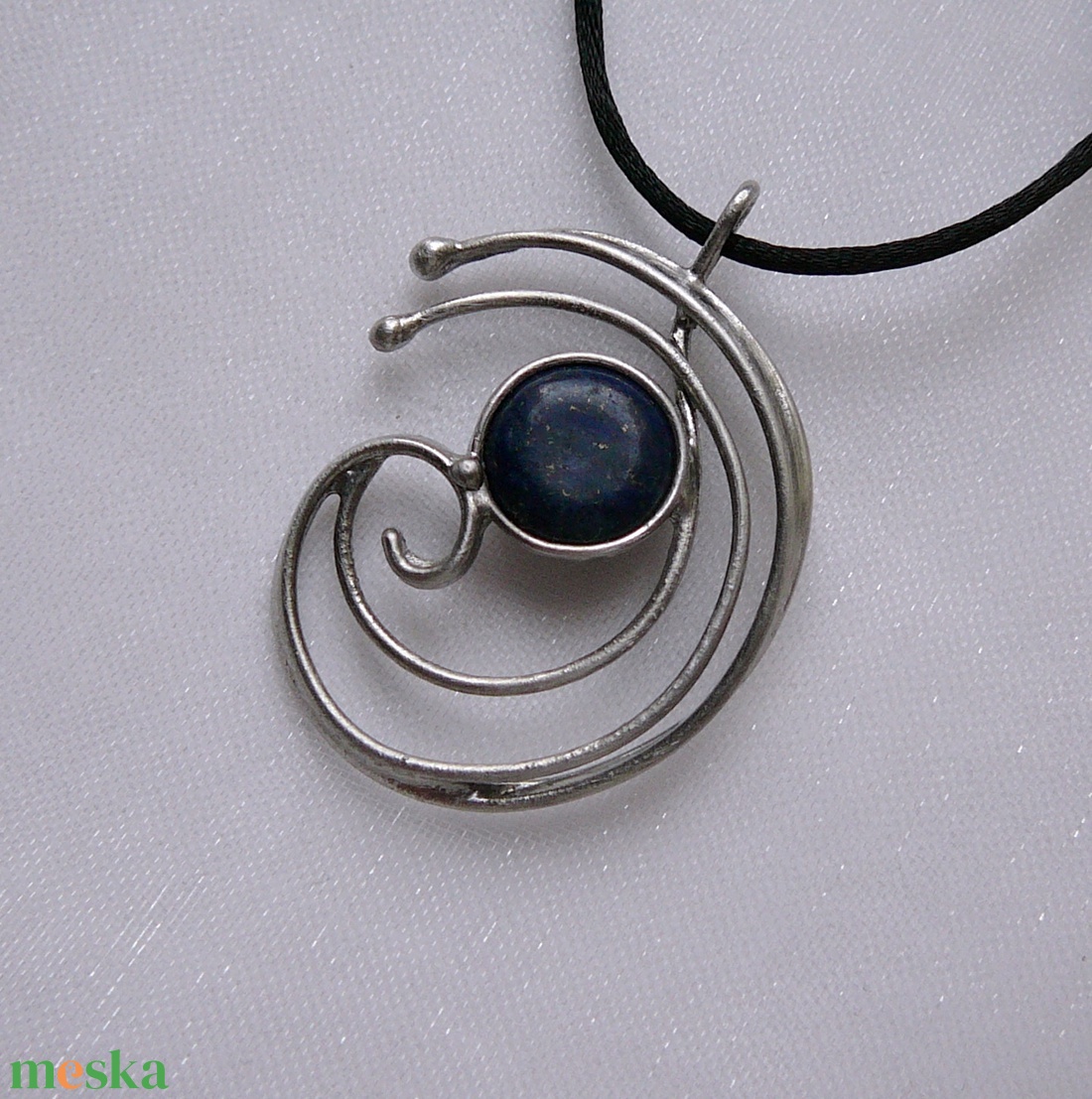 Lápisz lazuli medál - ékszer - nyaklánc - medálos nyaklánc - Meska.hu