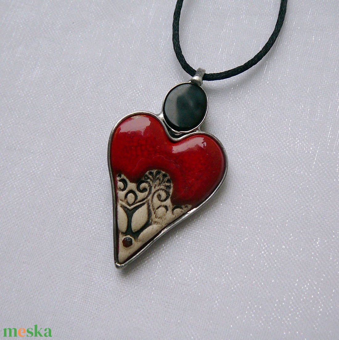 Ónix medál - ékszer - nyaklánc - medálos nyaklánc - Meska.hu