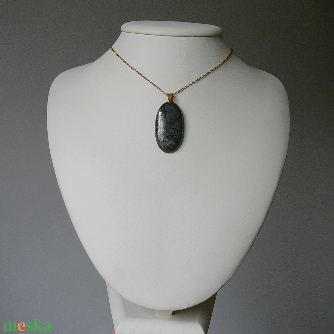 Markazit medálos nyaklánc - ékszer - nyaklánc - medálos nyaklánc - Meska.hu