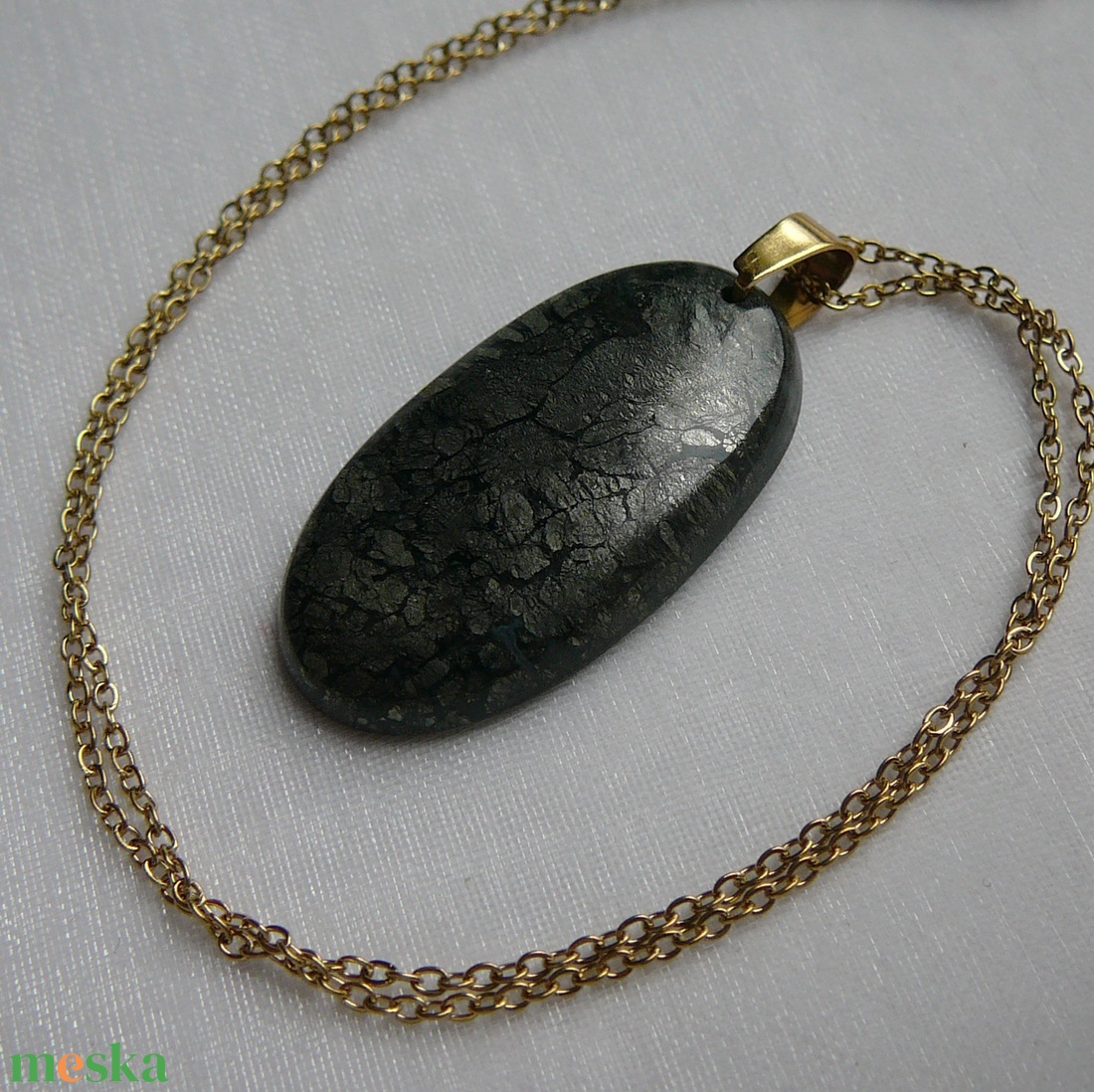 Markazit medálos nyaklánc - ékszer - nyaklánc - medálos nyaklánc - Meska.hu