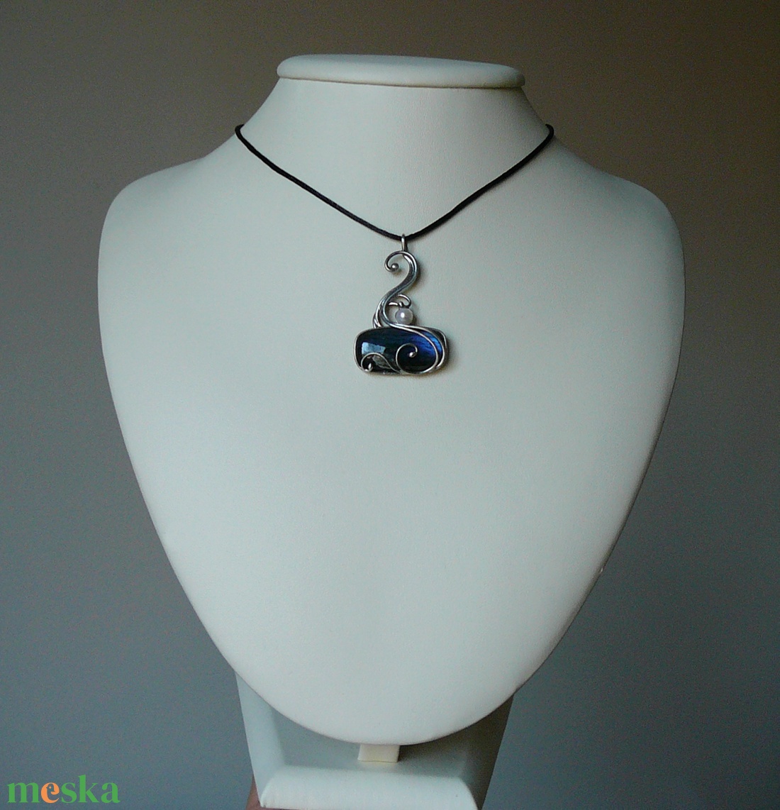 Labradorit medál - ékszer - nyaklánc - medál - Meska.hu