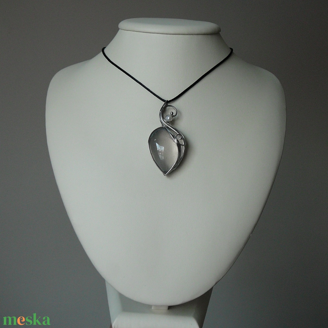 Girasol szív medál - ékszer - nyaklánc - medálos nyaklánc - Meska.hu