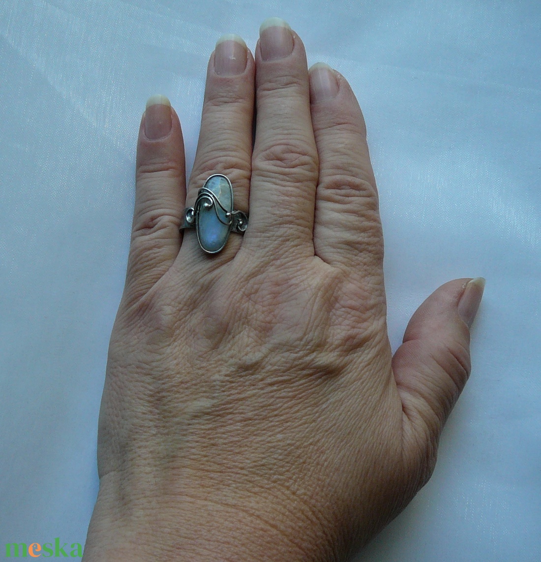 Holdkő gyűrű - ékszer - gyűrű - szoliter gyűrű - Meska.hu