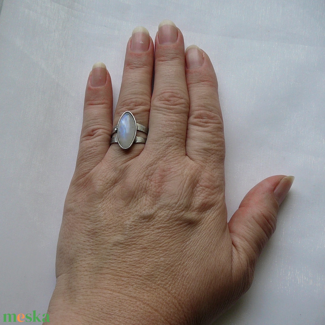 Holdkő gyűrű - ékszer - gyűrű - szoliter gyűrű - Meska.hu