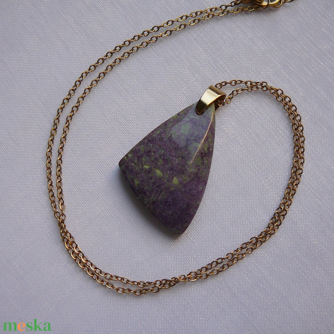Atlantiszit medálos nyaklánc - ékszer - nyaklánc - medálos nyaklánc - Meska.hu