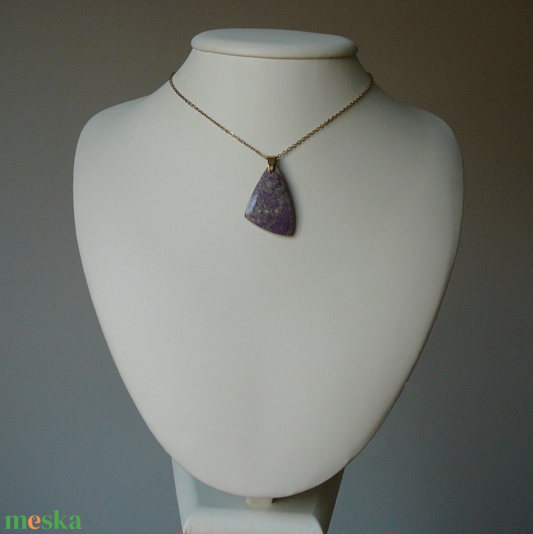 Atlantiszit medálos nyaklánc - ékszer - nyaklánc - medálos nyaklánc - Meska.hu