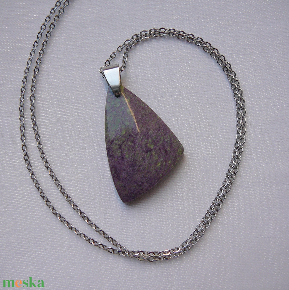 Atlantiszit medálos nyaklánc - ékszer - nyaklánc - medálos nyaklánc - Meska.hu