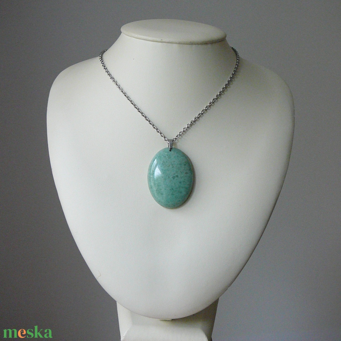 Aventurin medálos nyaklánc - ékszer - nyaklánc - medálos nyaklánc - Meska.hu