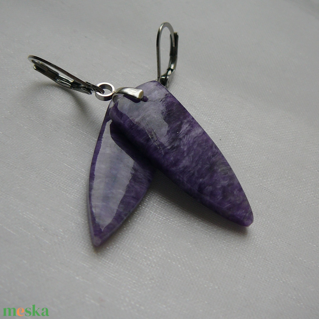 Csaroit fülbevaló - ékszer - fülbevaló - lógó fülbevaló - Meska.hu