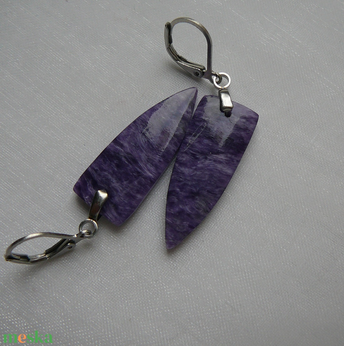 Csaroit fülbevaló - ékszer - fülbevaló - lógó fülbevaló - Meska.hu