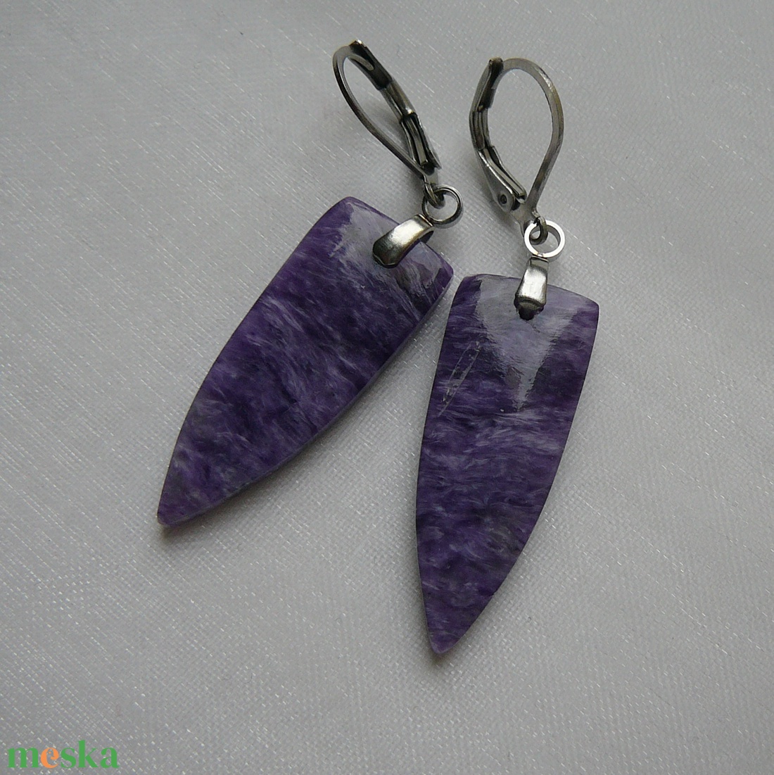 Csaroit fülbevaló - ékszer - fülbevaló - lógó fülbevaló - Meska.hu