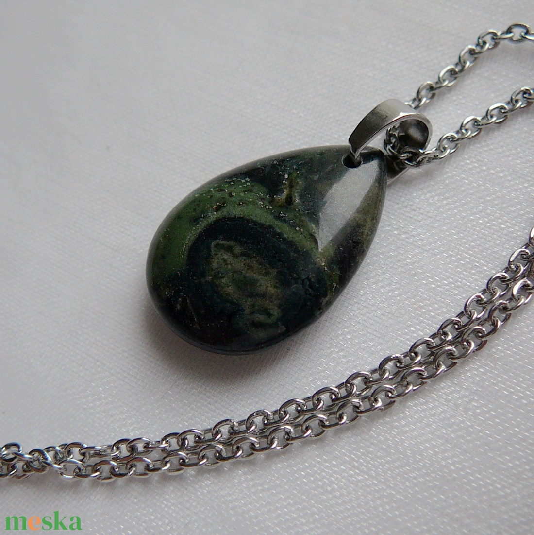 Eldarit csepp medálos nyaklánc - ékszer - nyaklánc - medálos nyaklánc - Meska.hu