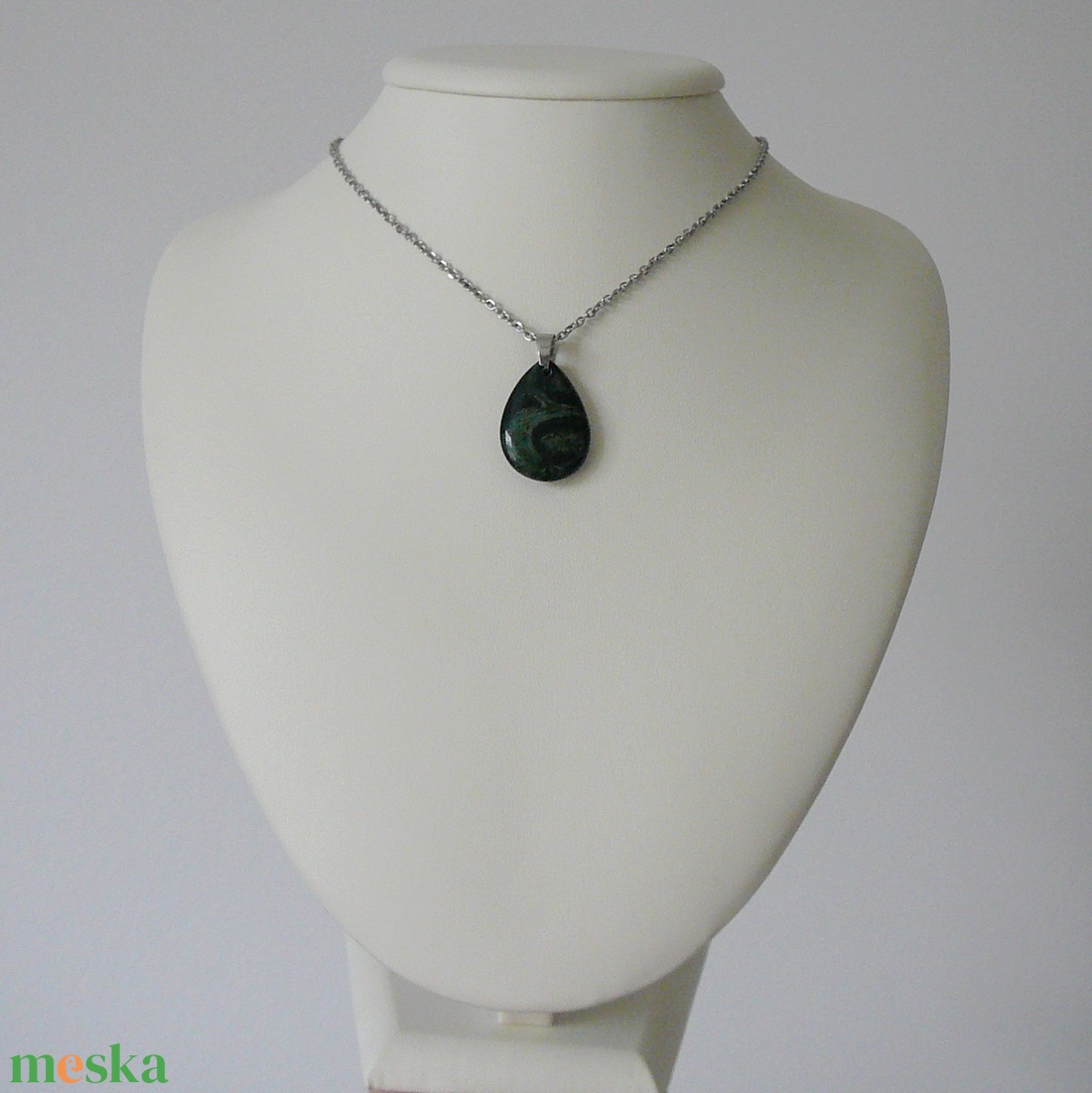 Eldarit csepp medálos nyaklánc - ékszer - nyaklánc - medálos nyaklánc - Meska.hu