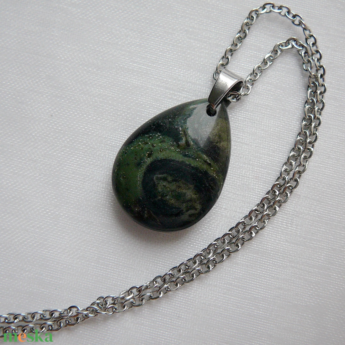 Eldarit csepp medálos nyaklánc - ékszer - nyaklánc - medálos nyaklánc - Meska.hu