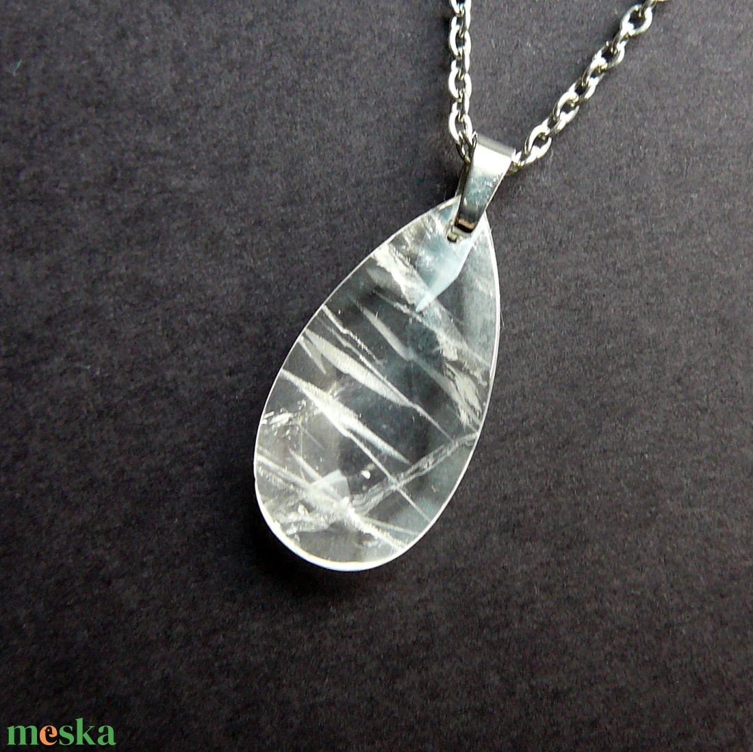 Hegyikristály medálos nyaklánc - ékszer - nyaklánc - medálos nyaklánc - Meska.hu