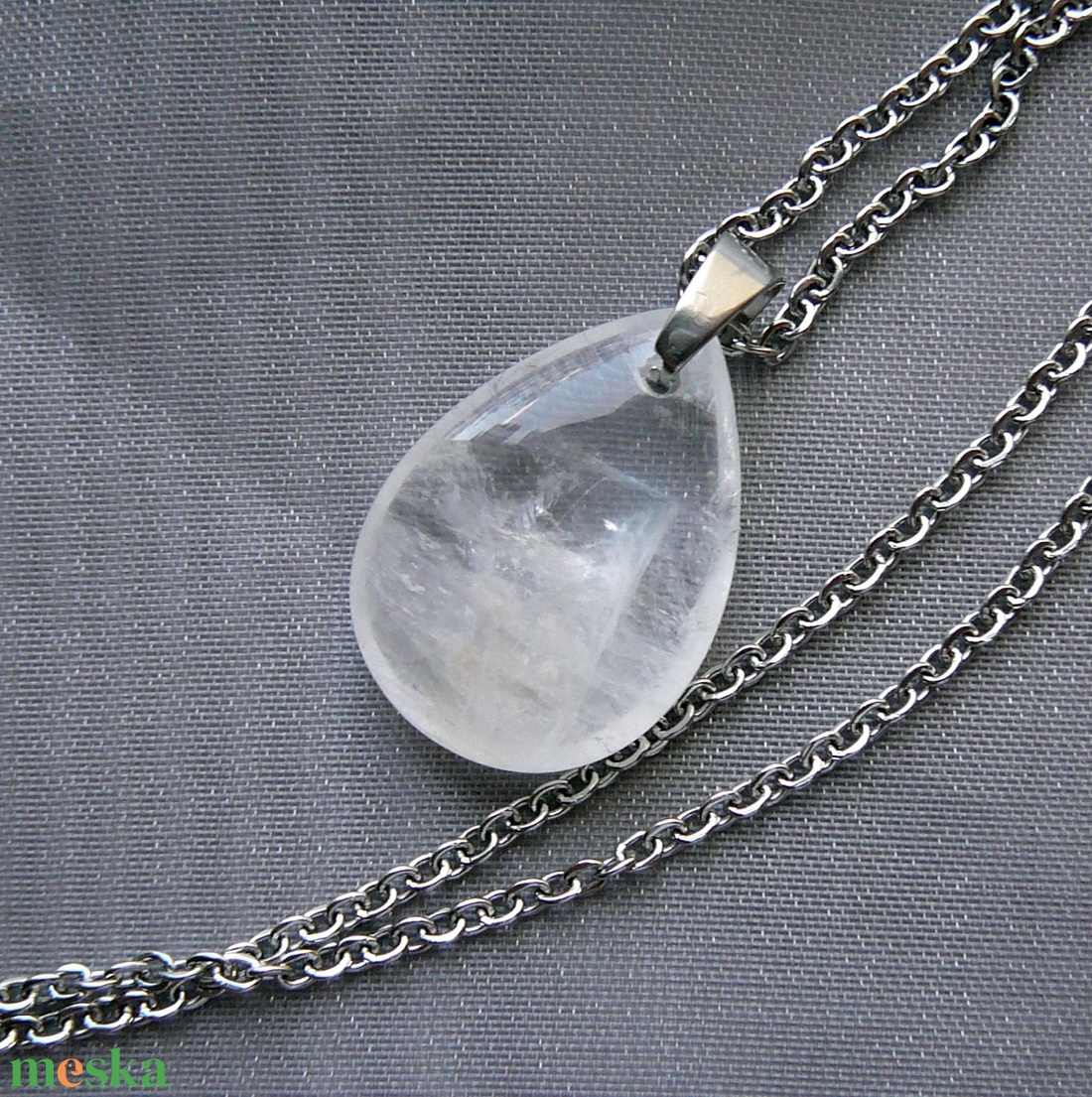 Hegyikristály medálos nyaklánc - ékszer - nyaklánc - medálos nyaklánc - Meska.hu