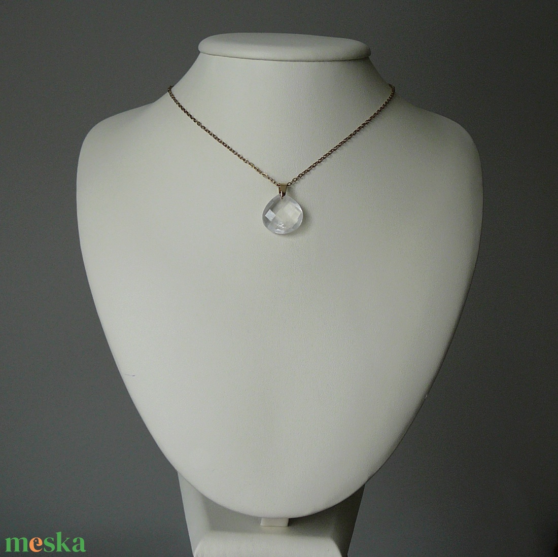 Hegyikristály medálos nyaklánc - ékszer - nyaklánc - medálos nyaklánc - Meska.hu