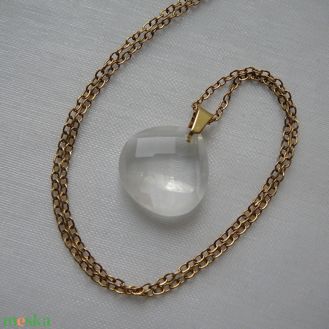 Hegyikristály medálos nyaklánc - ékszer - nyaklánc - medálos nyaklánc - Meska.hu