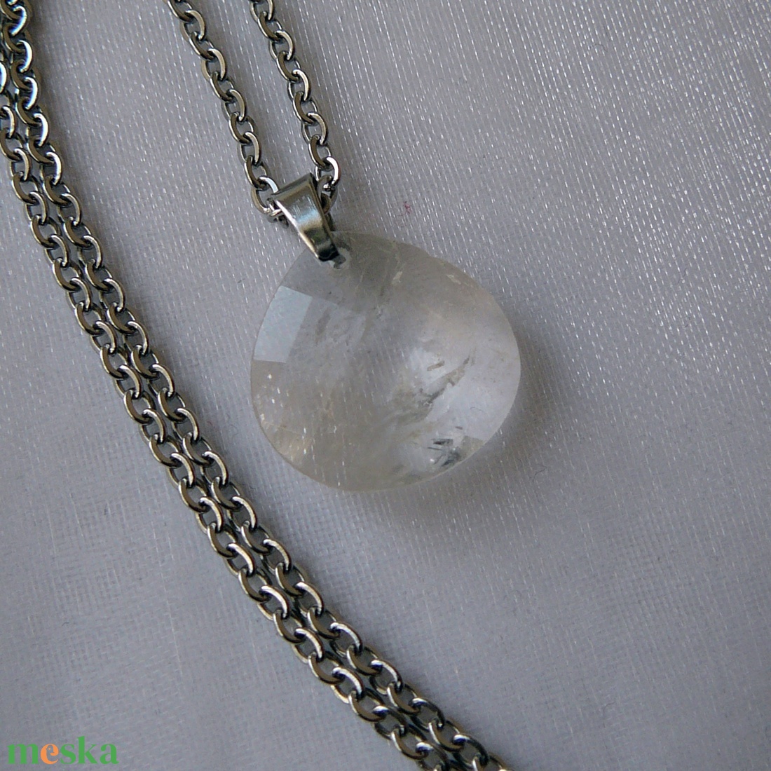 Hegyikristály medálos nyaklánc - ékszer - nyaklánc - medálos nyaklánc - Meska.hu