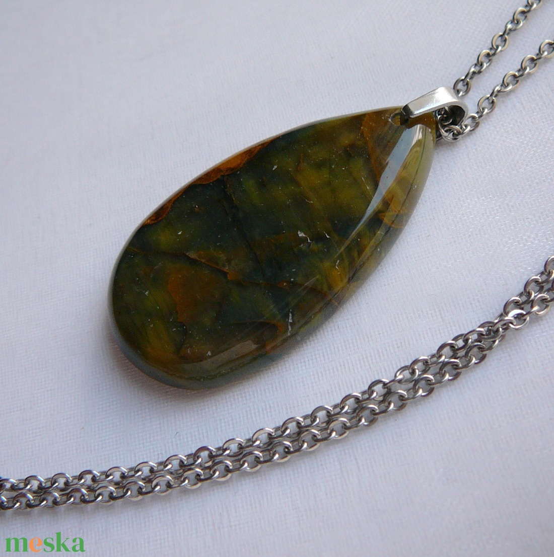 Pieterszit medálos nyaklánc - ékszer - nyaklánc - medál - Meska.hu