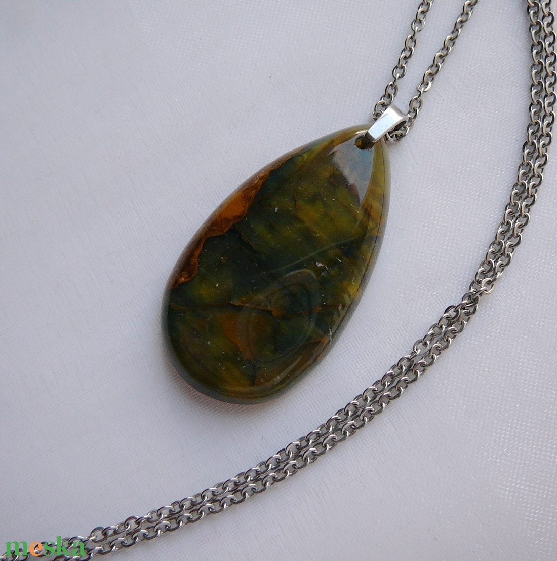 Pieterszit medálos nyaklánc - ékszer - nyaklánc - medál - Meska.hu