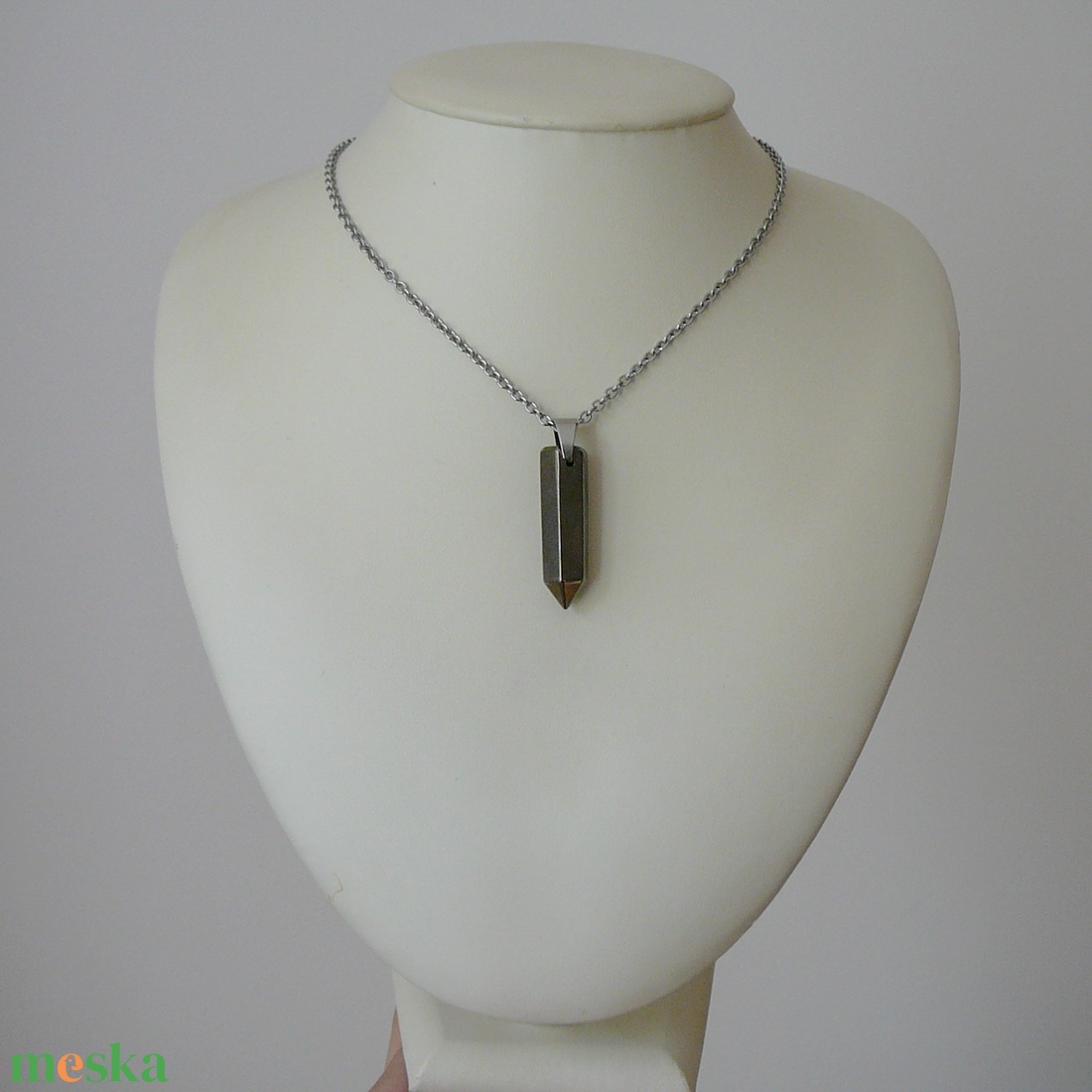 Pirit ceruza medálos nyaklánc - ékszer - nyaklánc - medálos nyaklánc - Meska.hu