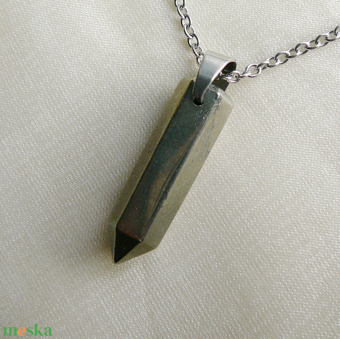 Pirit ceruza medálos nyaklánc - ékszer - nyaklánc - medálos nyaklánc - Meska.hu