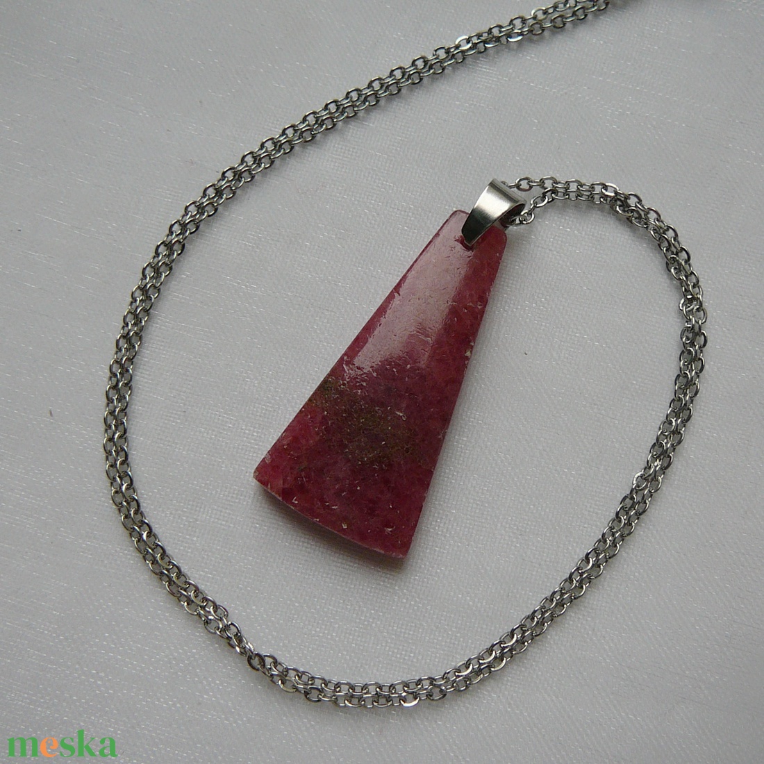 Rodonit medálos nyaklánc - ékszer - nyaklánc - medálos nyaklánc - Meska.hu