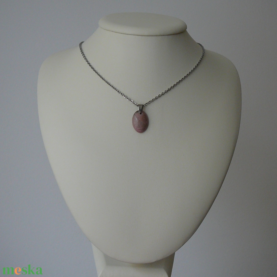 Rodonit medálos nyaklánc - ékszer - nyaklánc - medálos nyaklánc - Meska.hu