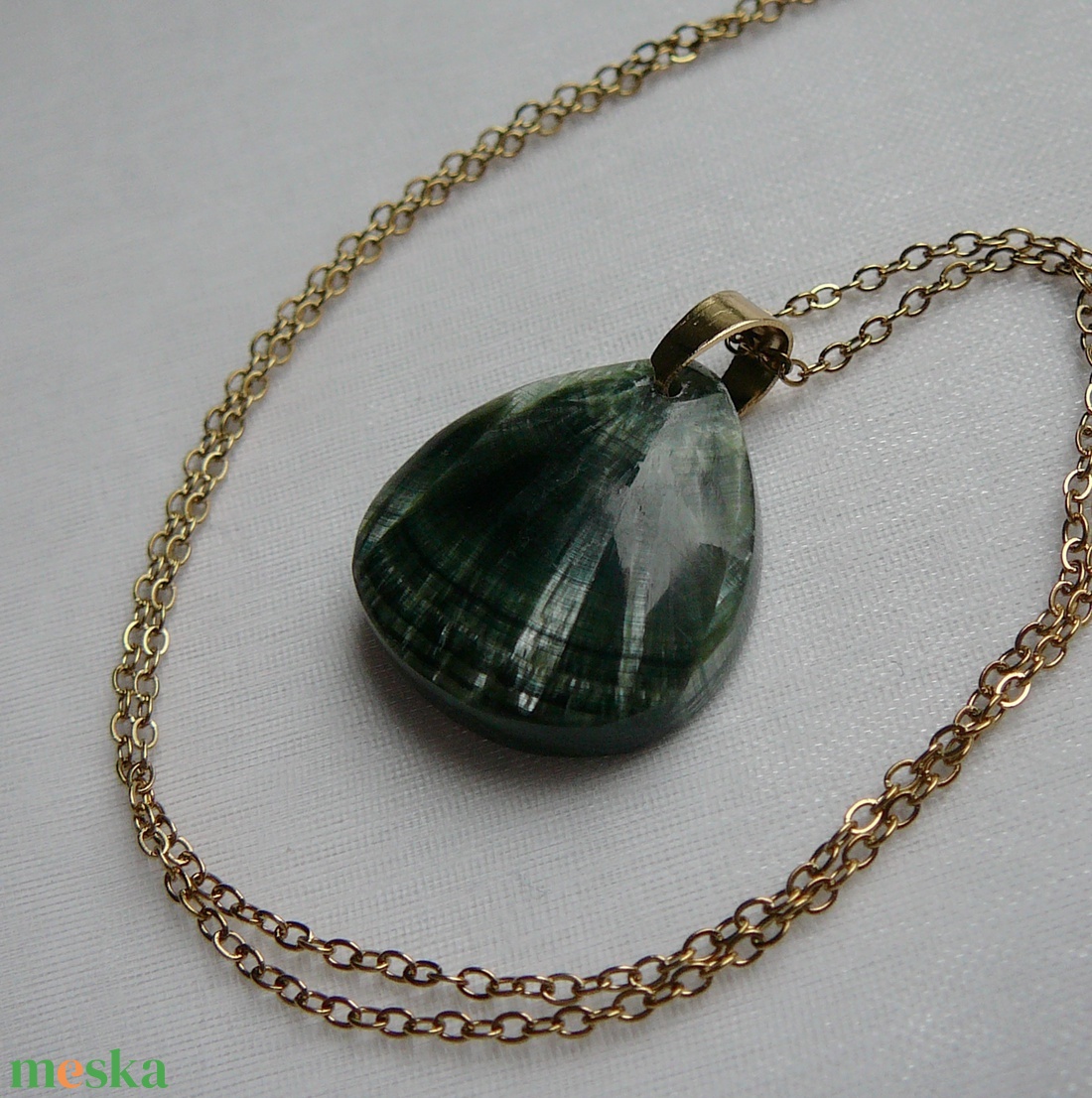 Szerafinit csepp medálos nyaklánc - ékszer - nyaklánc - medál - Meska.hu