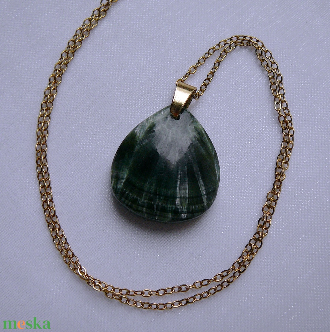 Szerafinit csepp medálos nyaklánc - ékszer - nyaklánc - medál - Meska.hu