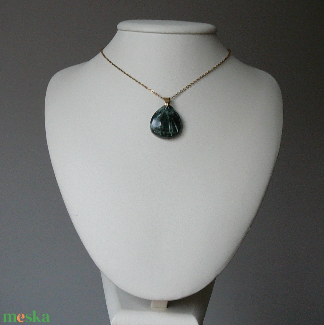 Szerafinit csepp medálos nyaklánc - ékszer - nyaklánc - medál - Meska.hu