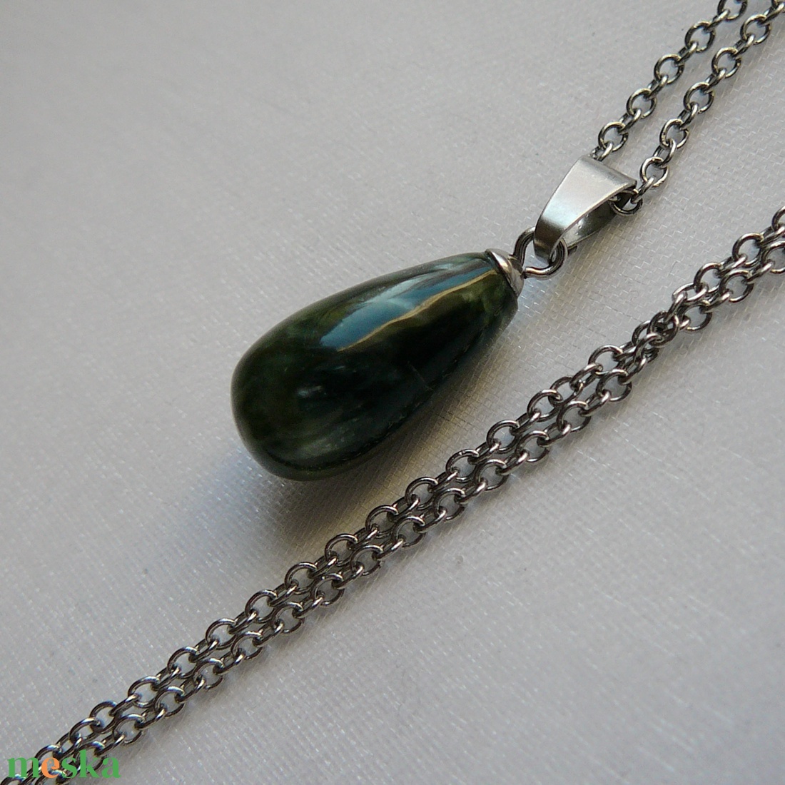 Szerafinit csepp medálos nyaklánc - ékszer - nyaklánc - medál - Meska.hu