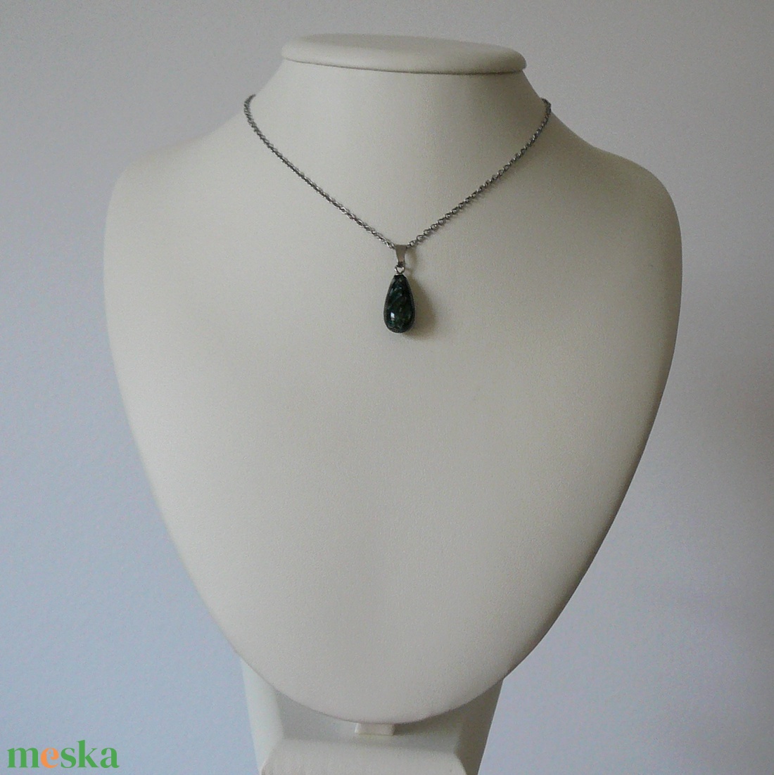 Szerafinit csepp medálos nyaklánc - ékszer - nyaklánc - medál - Meska.hu