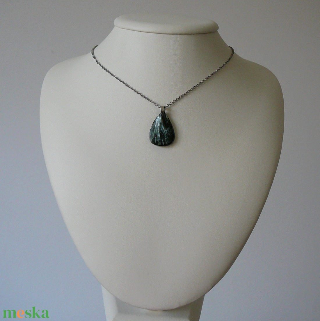Szerafinit csepp medálos nyaklánc - ékszer - nyaklánc - medál - Meska.hu