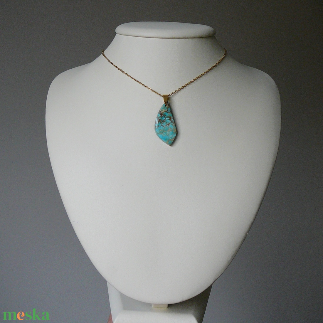 Üledéki jáspis medálos nyaklánc - ékszer - nyaklánc - medálos nyaklánc - Meska.hu