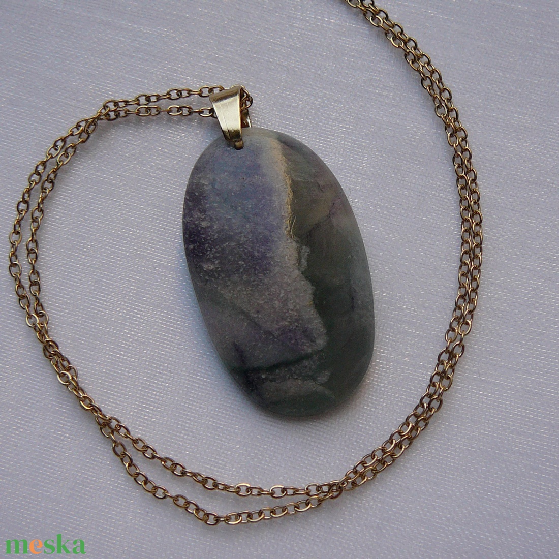 Rubellit medálos nyaklánc - ékszer - nyaklánc - medálos nyaklánc - Meska.hu