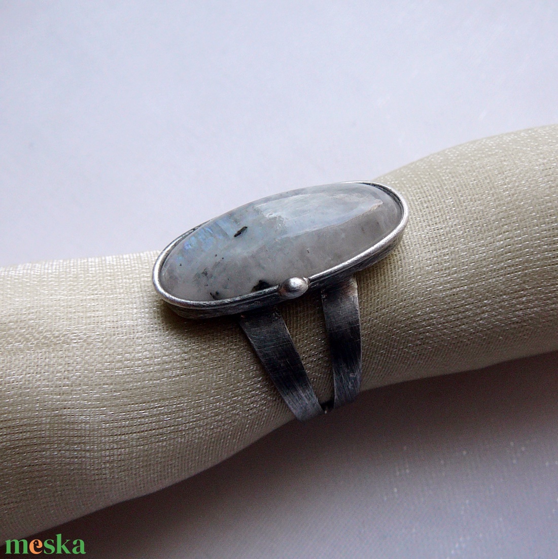 Holdkő gyűrű - ékszer - gyűrű - szoliter gyűrű - Meska.hu