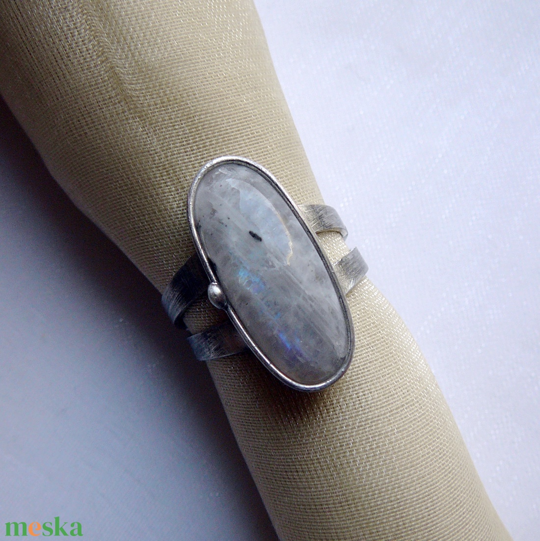 Holdkő gyűrű - ékszer - gyűrű - szoliter gyűrű - Meska.hu