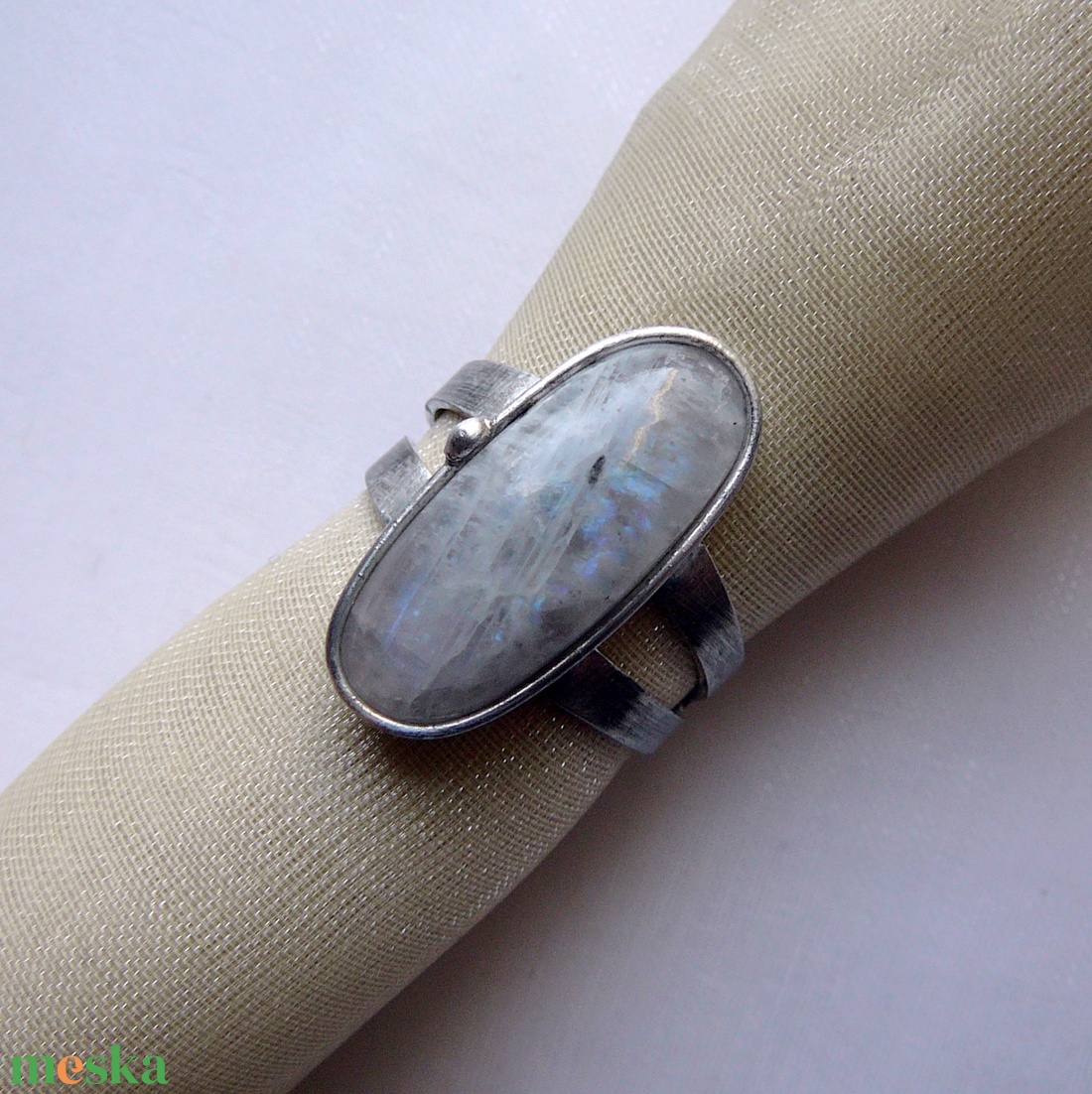 Holdkő gyűrű - ékszer - gyűrű - szoliter gyűrű - Meska.hu
