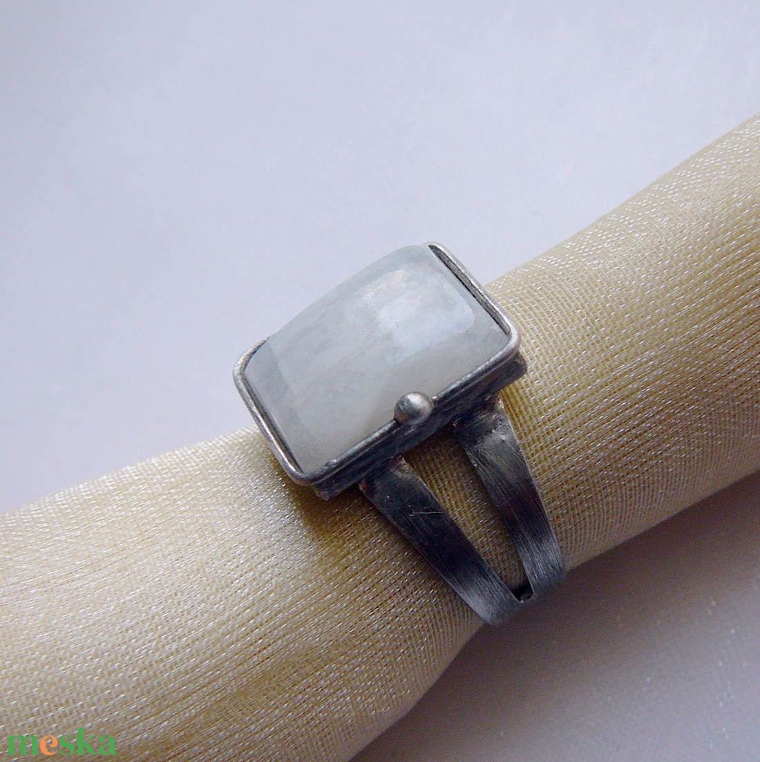 Holdkő gyűrű - ékszer - gyűrű - szoliter gyűrű - Meska.hu