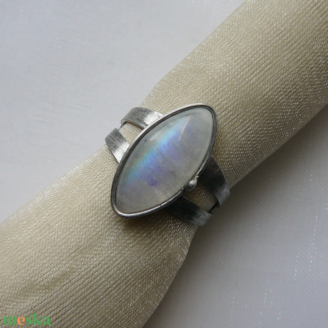 Holdkő gyűrű - ékszer - gyűrű - szoliter gyűrű - Meska.hu